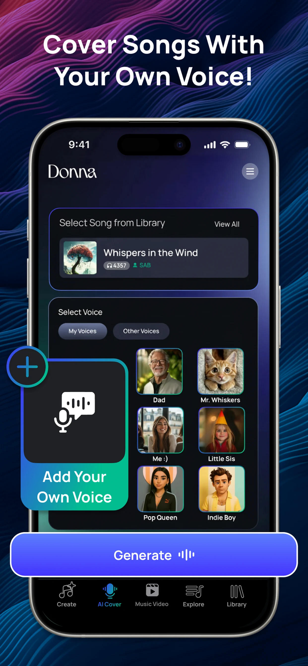 Donna AI Song & Music Maker screenshot