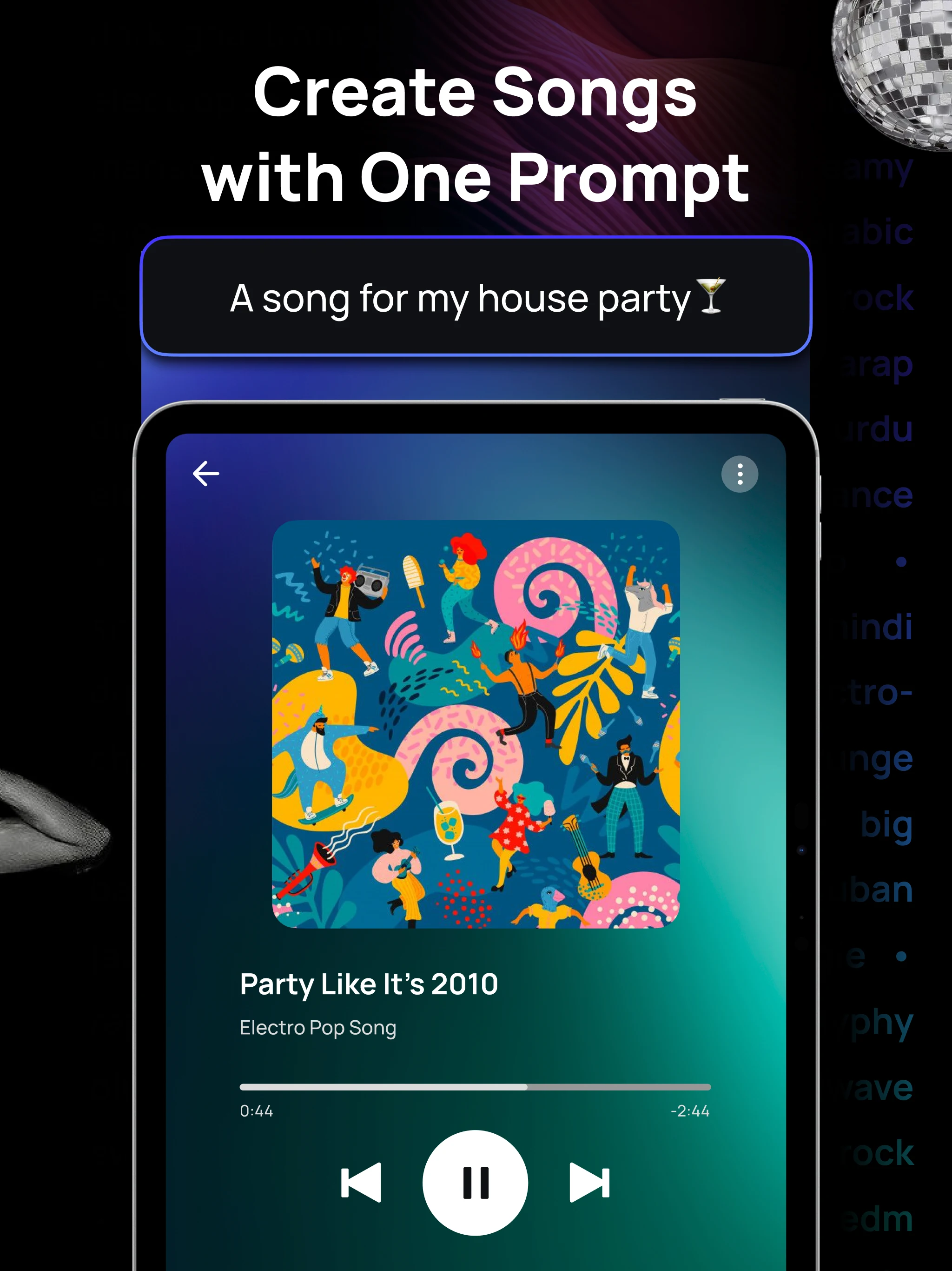 Donna AI Song & Music Maker screenshot